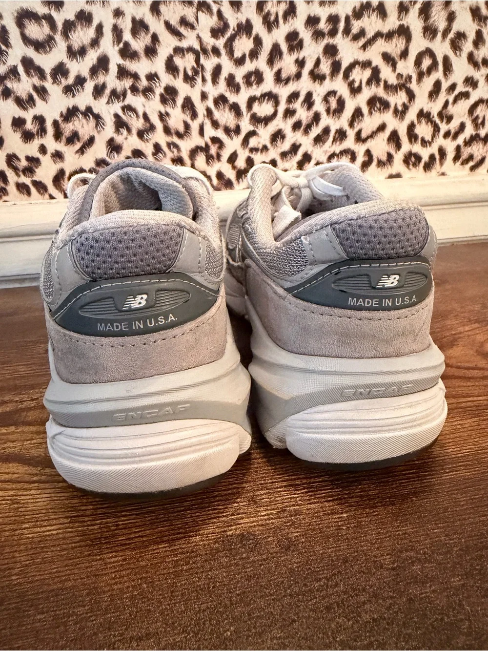 New Balance Kids Gray and Light Gray 990v5 Sneakers